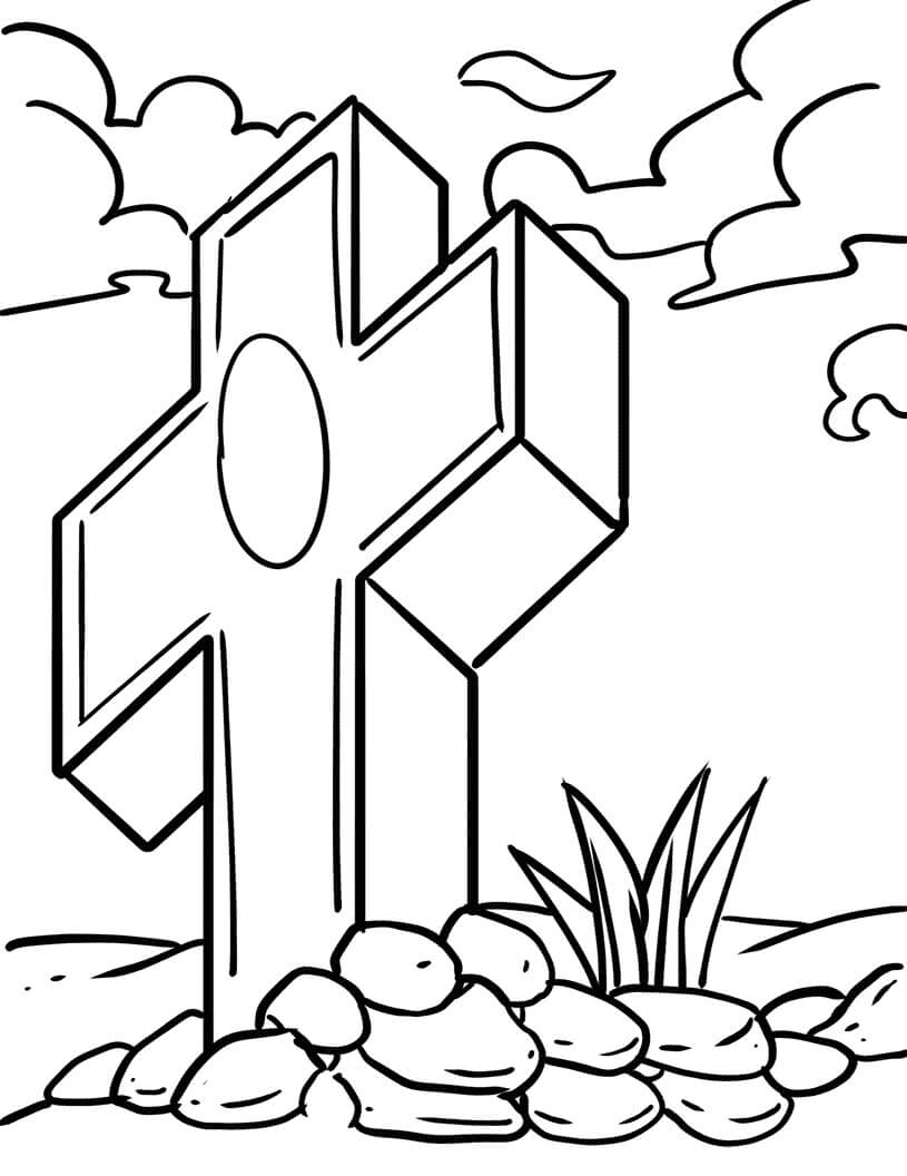Good friday coloring pages printable for free download