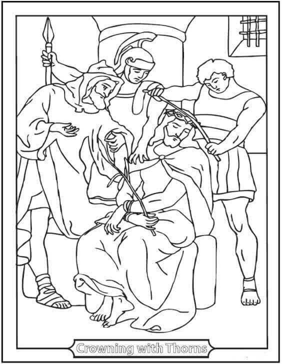 Good friday coloring pages pdf to print