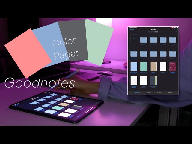 Papercolor change in goodnotes free