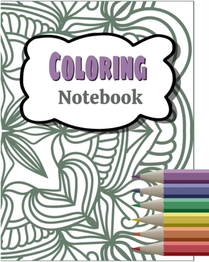 Motivational coloring notebook for adults motivational coloring pages and inspirational notebook pages for coloring writing journaling and notes for good vibes and stress relaxation words house of books