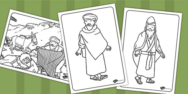 The good samaritan coloring sheets teacher made
