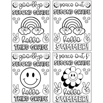 Goodbye second grade coloring pages