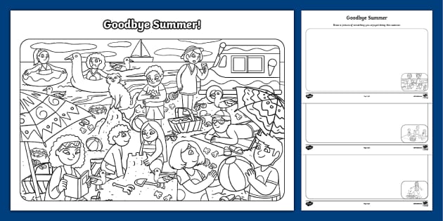 Creative goodbye summer activity eyfs ks