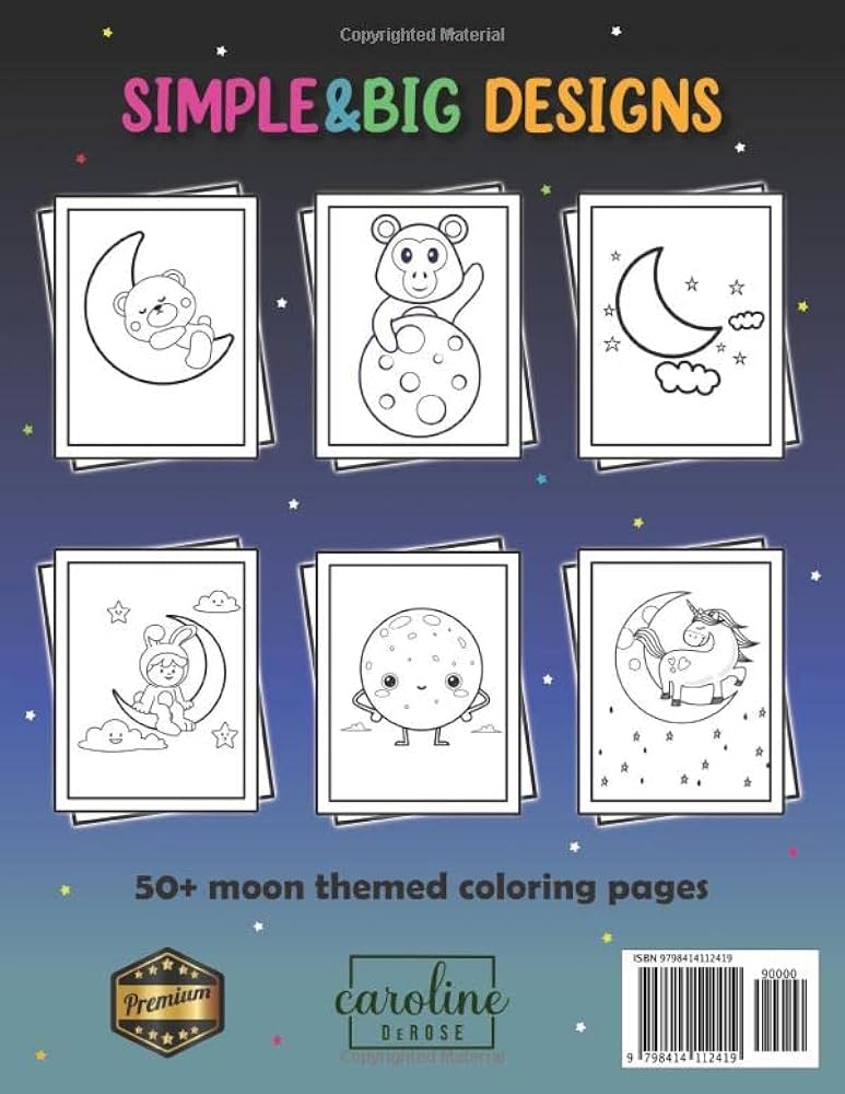 Goodnight moon coloring book for toddlers derose caroline books