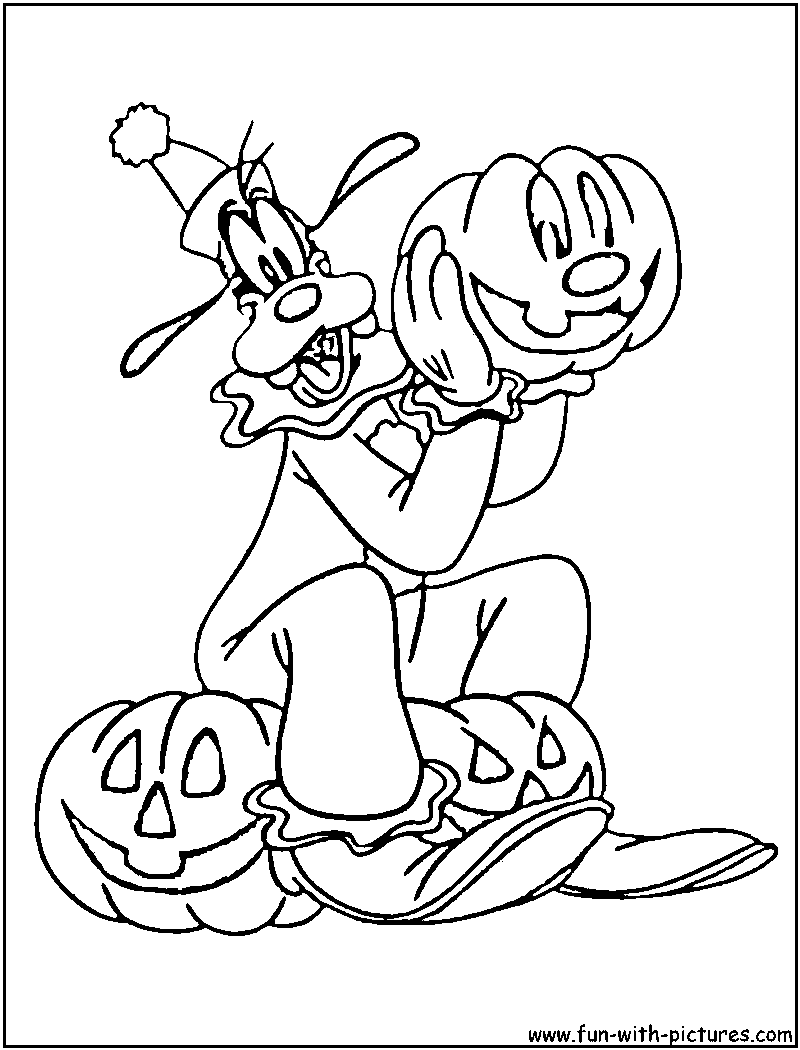 Halloween goofy coloring page halloween coloring pages halloween coloring book halloween coloring