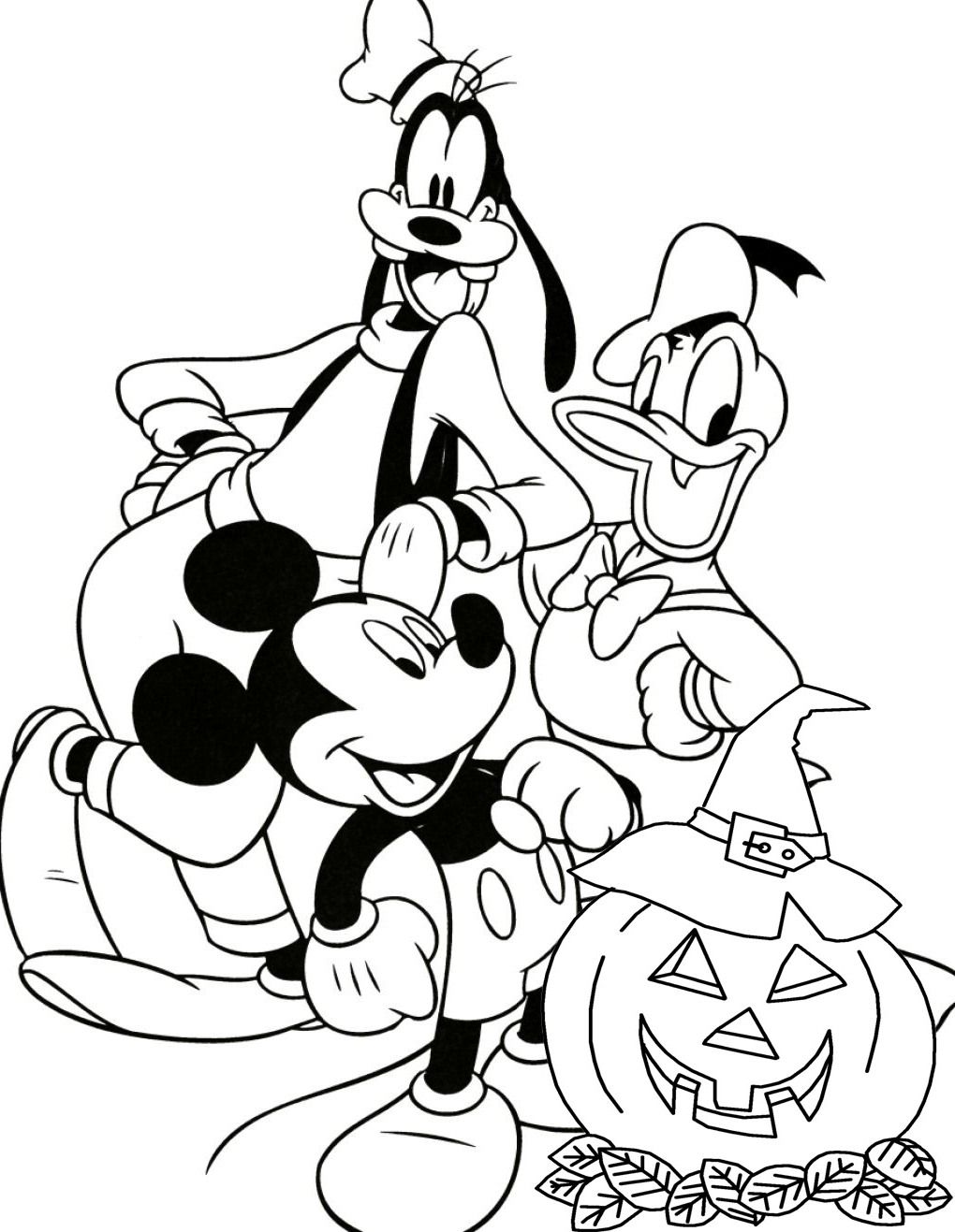 Coloriage mickey coloriage halloween coloriage halloween a imprimer