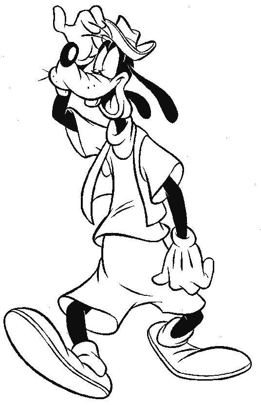 Goofy coloring pages by coloringpageswk on