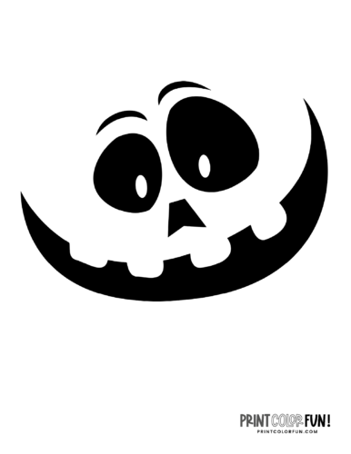 Halloween pumpkin face template stencils for carving jack olanterns the easy way at