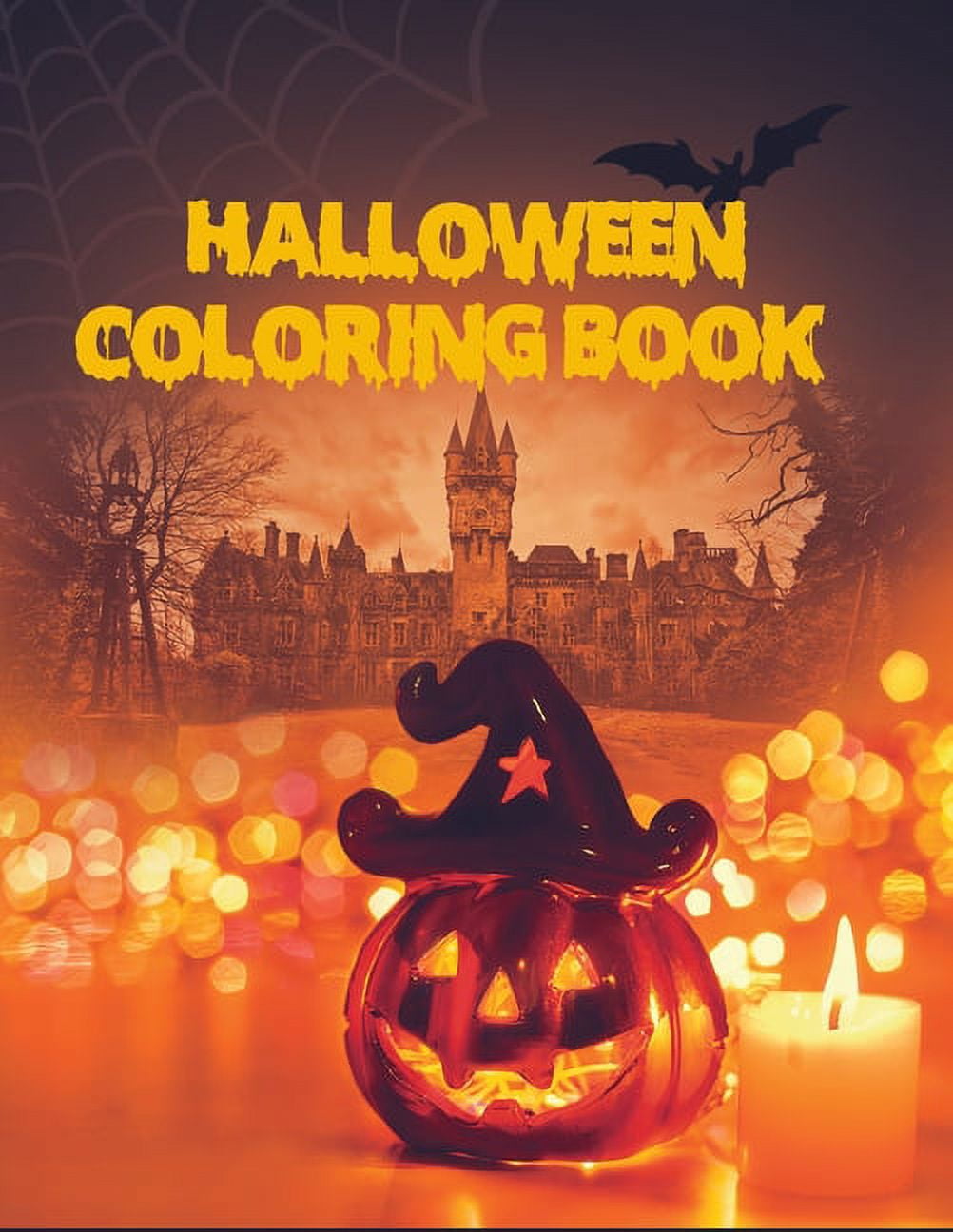 Halloween coloring book goofy pumpkin coloring page digital instant fun adult coloring pages for halloween lovers paperback