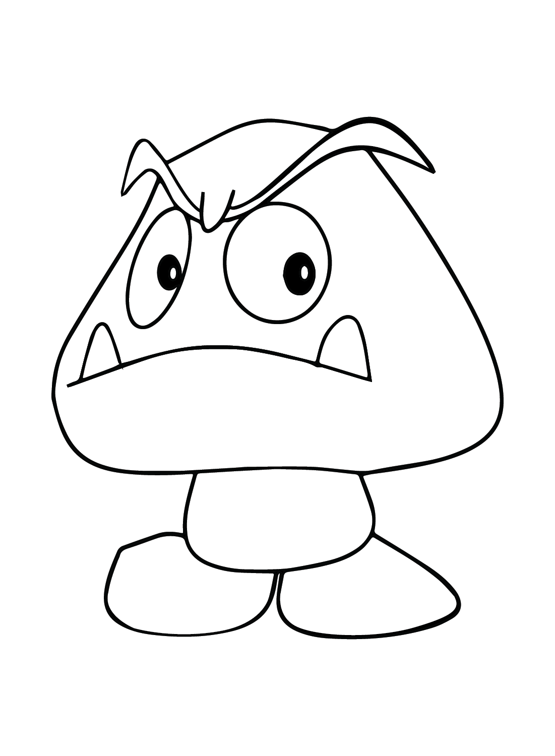 Goomba coloring pages printable for free download