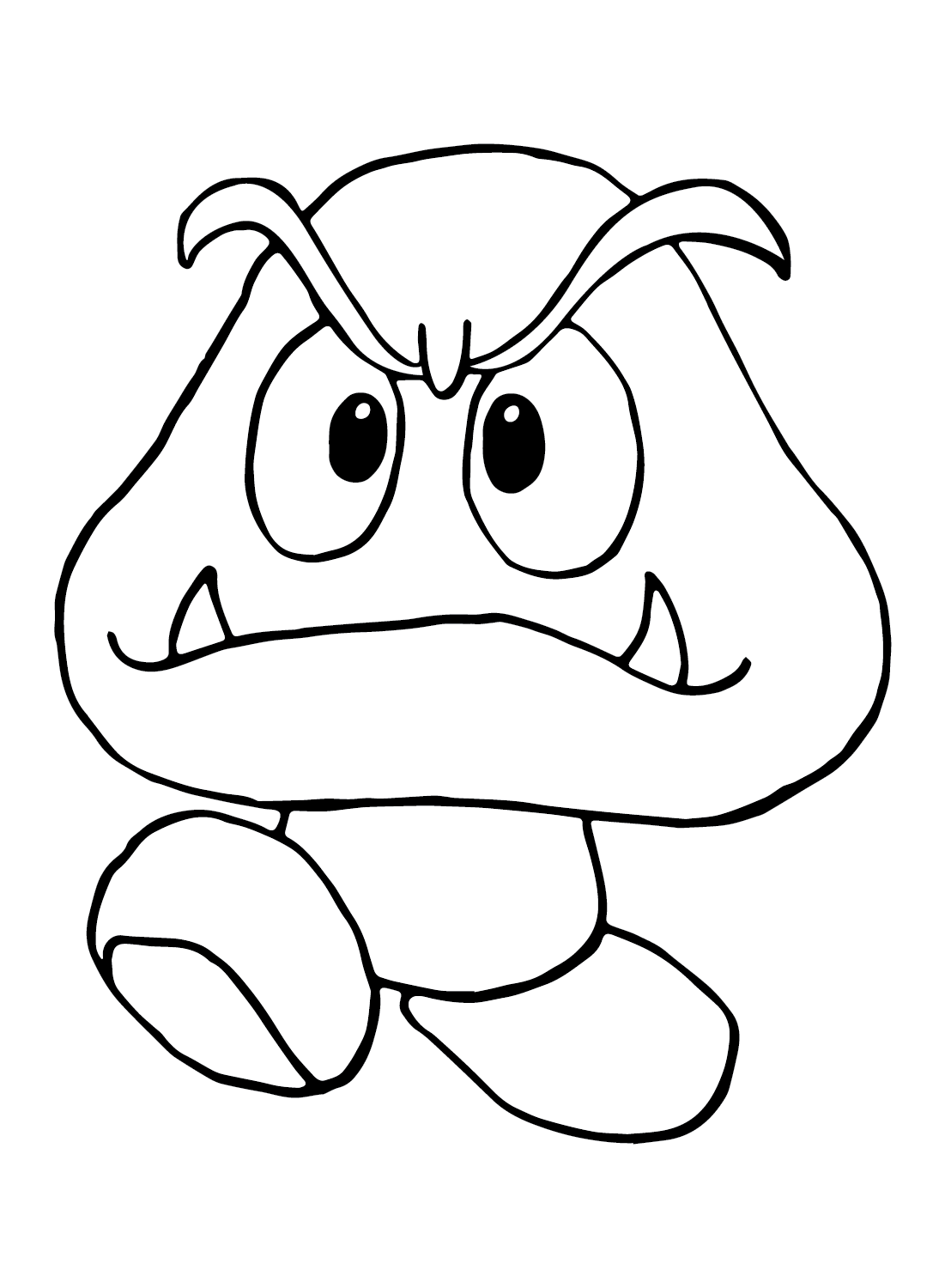 Goomba coloring pages printable for free download