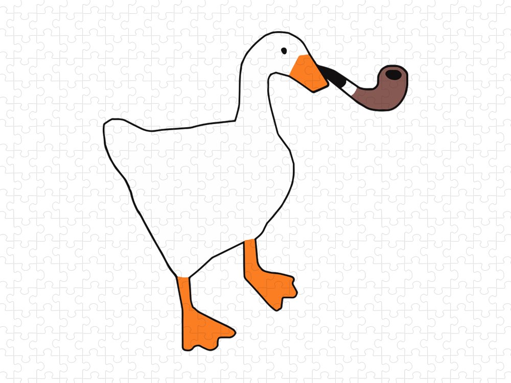 Untitled goose game jigsaw puzzle by george e forbes