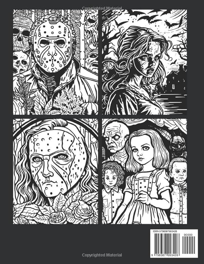 Goosebumps on every page coloring book horror character coloring pages for teens adults to have fun and relax ideal gift for special occasions deleon aya books