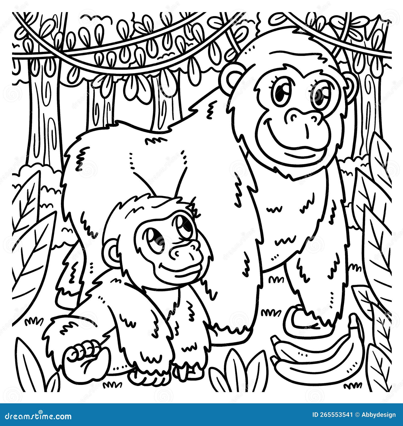 Mother gorilla stock illustrations â mother gorilla stock illustrations vectors clipart