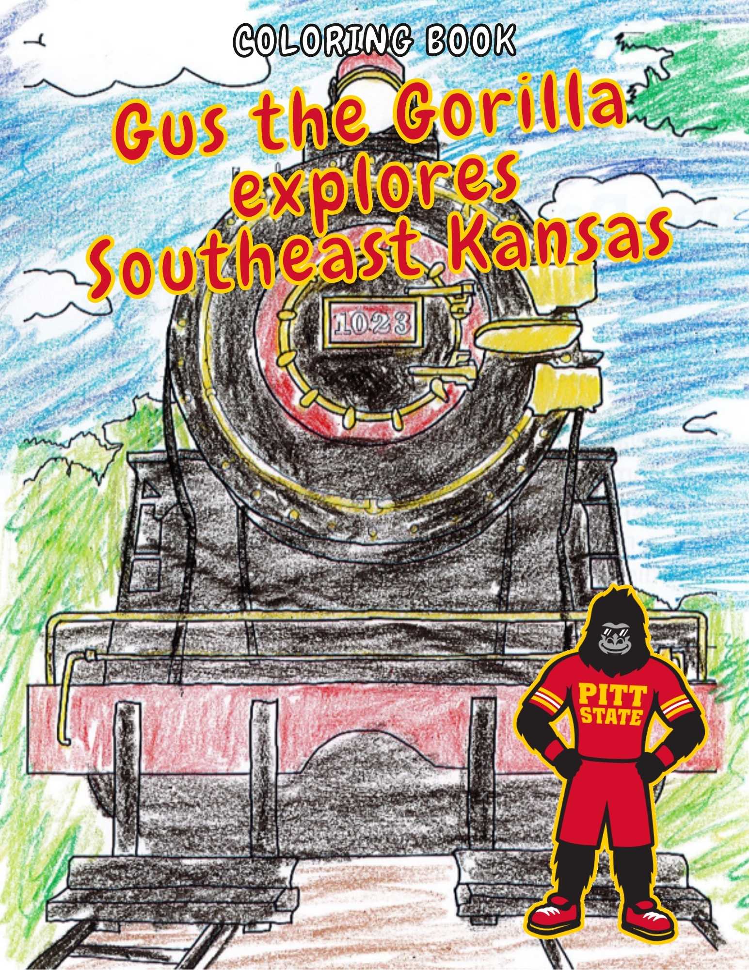 Gus the gorilla explores southeast kansas coloring book