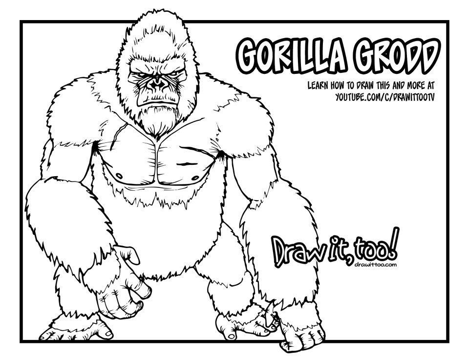 Gorilla grodd the flash or king kong kong skull island tutorial