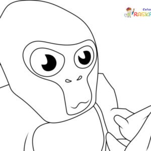 Gorilla tag coloring pages printable for free download