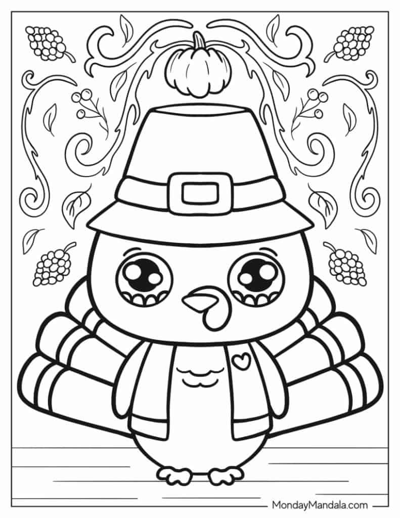 Thanksgiving coloring pages free pdf printables thanksgiving coloring pages coloring pages printables free kids