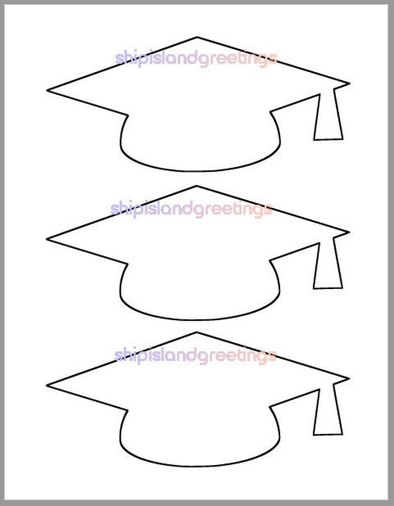 Plantilla de birrete de graduaciãn