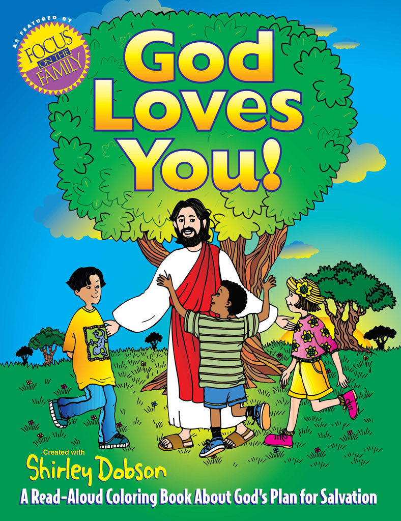 God loves you coloring book