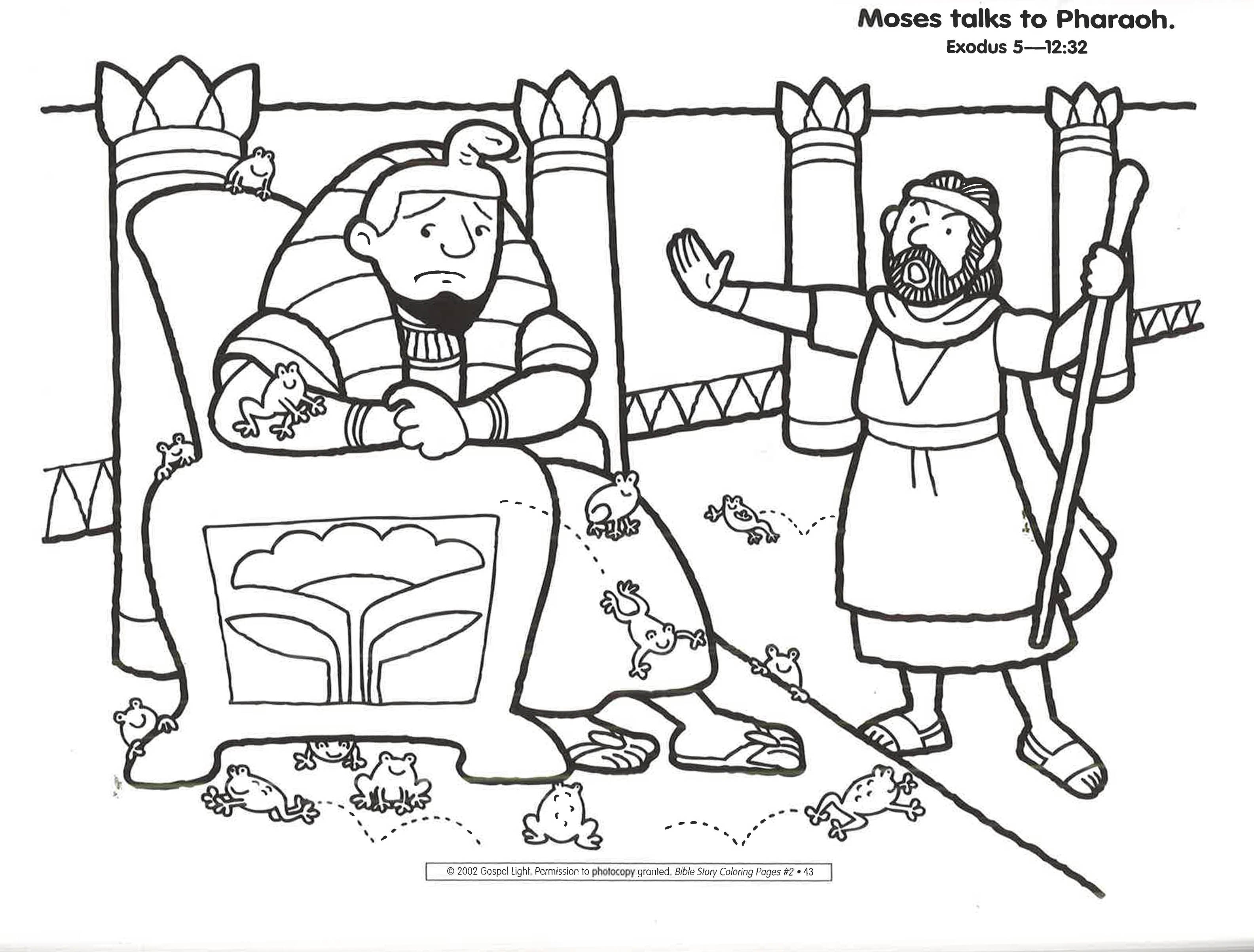 Bible story coloring pages â