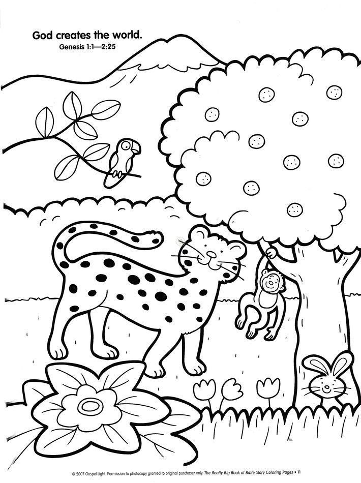 Printable coloring pages bible coloring pages bible coloring creation coloring pages