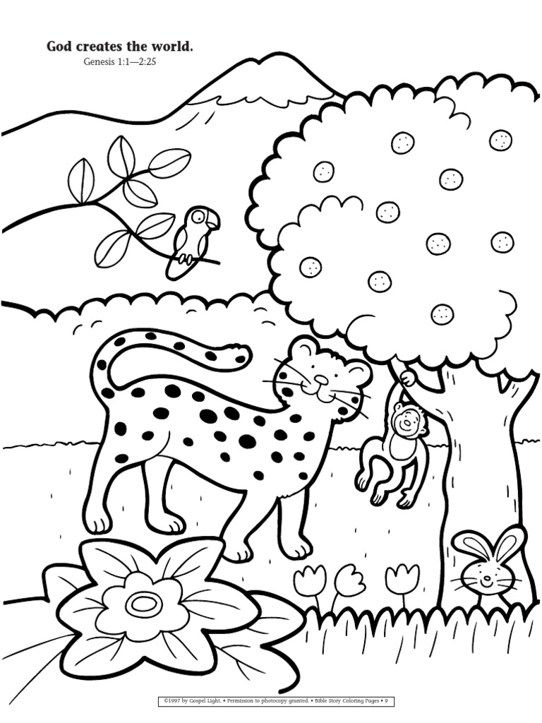 God creates the world genesis