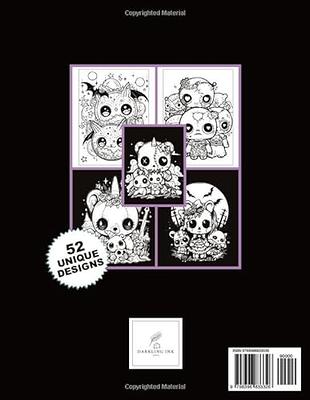 Horror toys creepy kawaii coloring book spooky and cute nightmare bears chibi dolls pastel goth unicorns and more gothic anime cartoon style art for adults and teens mindfulness and relaxation