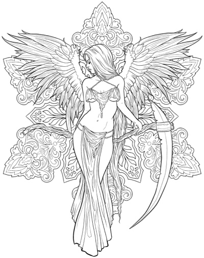 Best halloween coloring books for adults