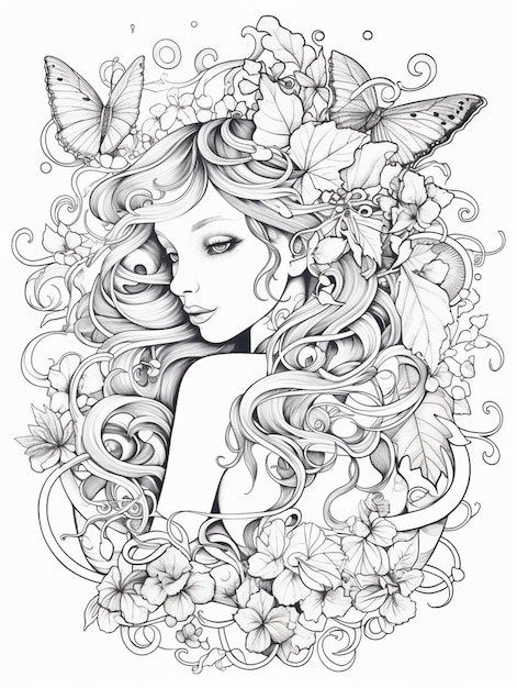 Page pastel goth adult coloring page pictures