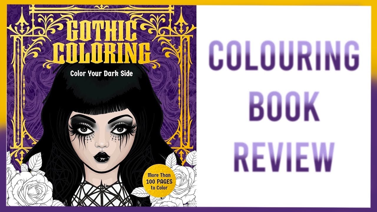 Gothic colouring book review