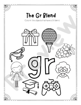 Gr blend coloring activity by missmurfincreates tpt