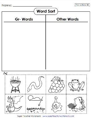 Consonant blend gr