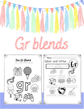 Gr blend coloring activity by missmurfincreates tpt