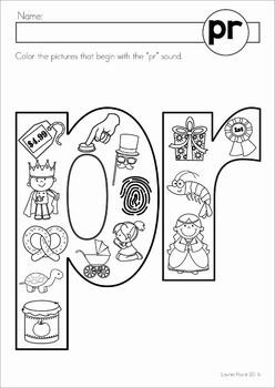 Blends worksheets and activities