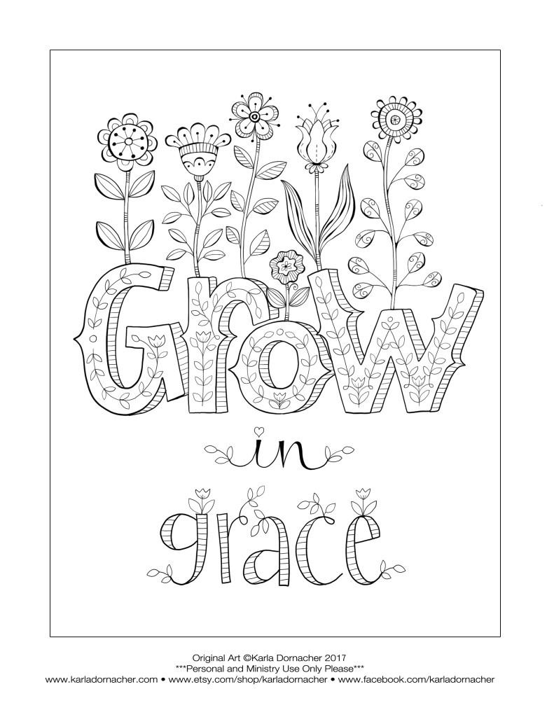 Growing in grace