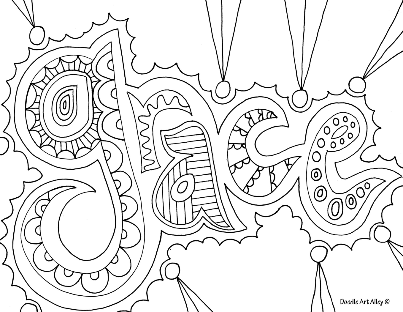 Grace printable coloring page coloring pages coloring books christian coloring