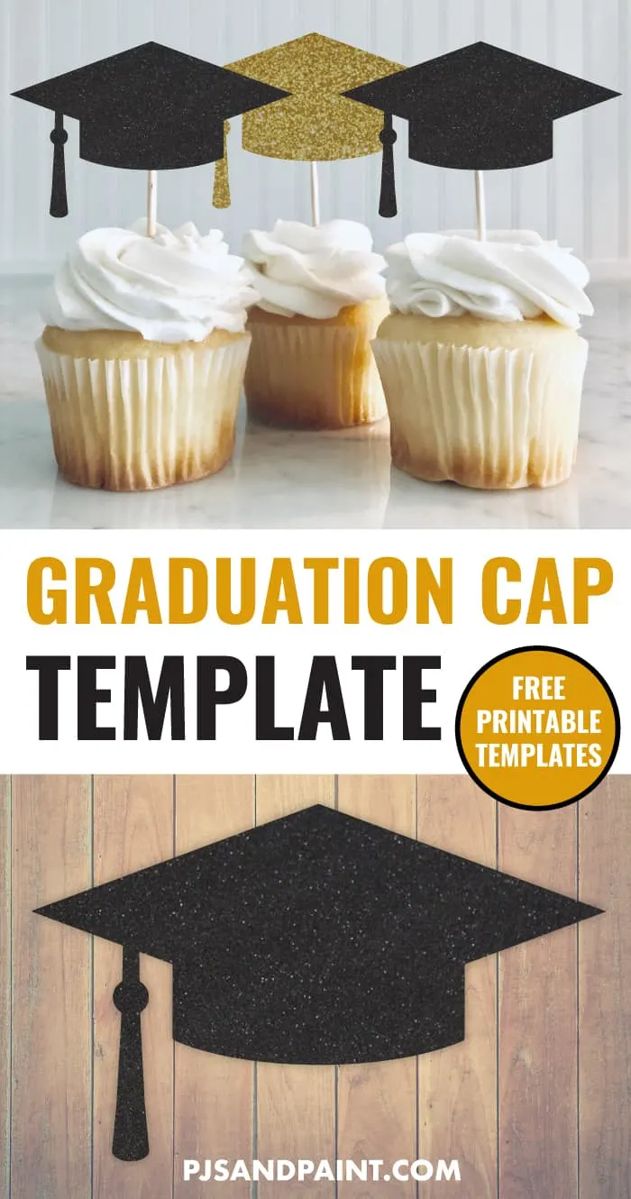 Free printable graduation cap template