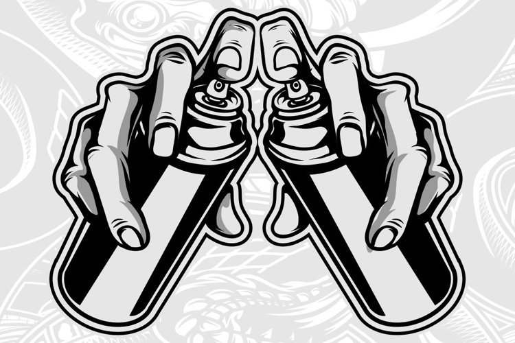 Graffiti coloring pages design bundles