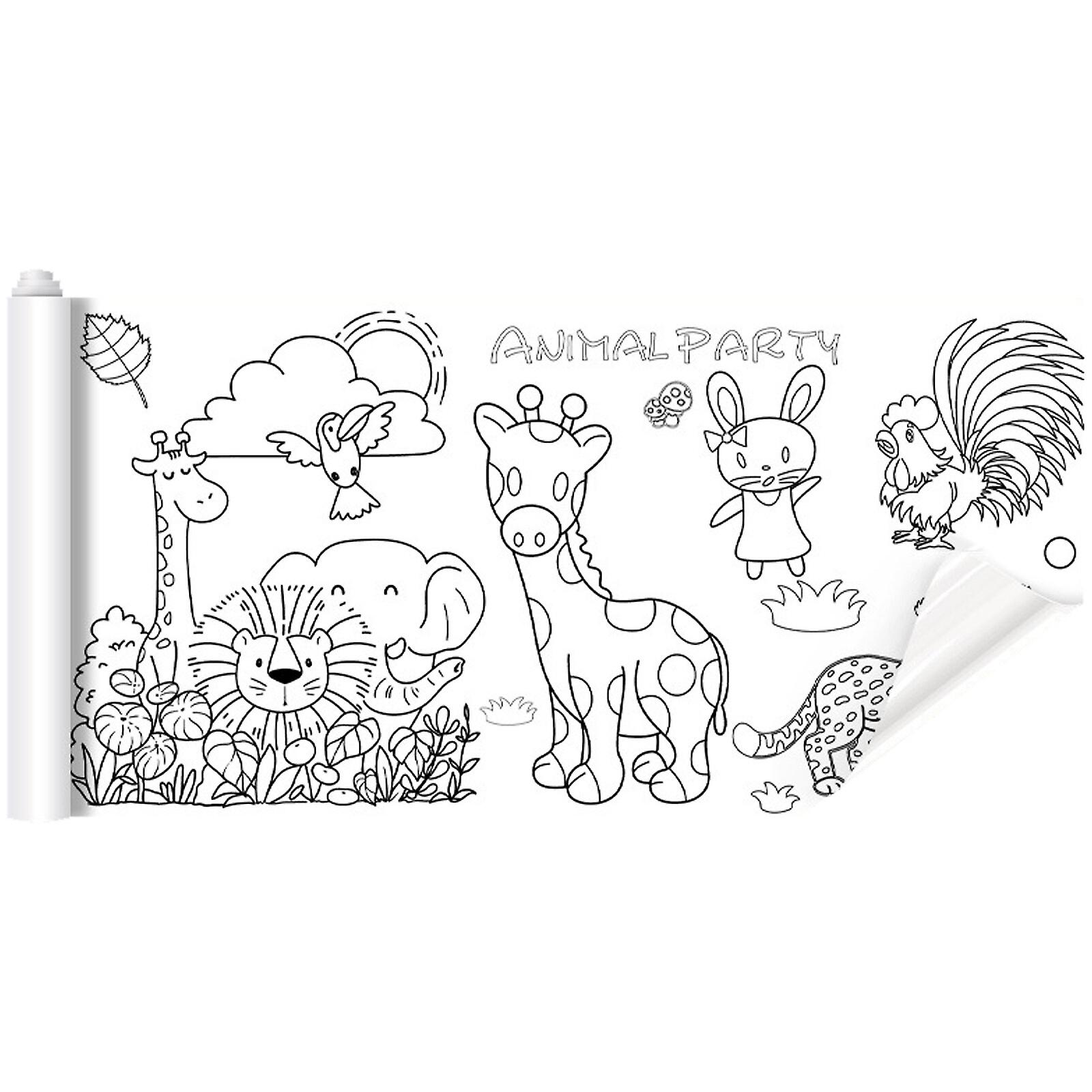 Childrens drawing roll learning toy