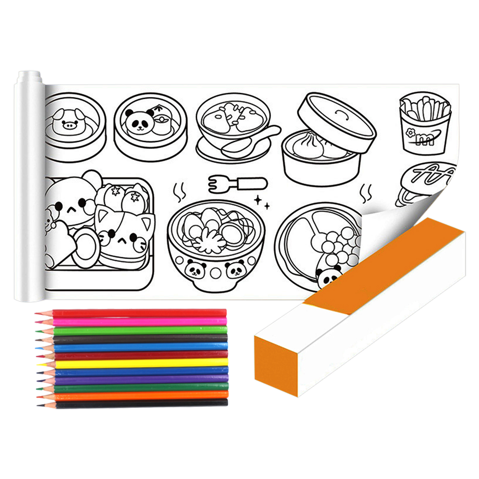 Graffiti scroll wall toy kids drawing roll painting loring paper kindergarten