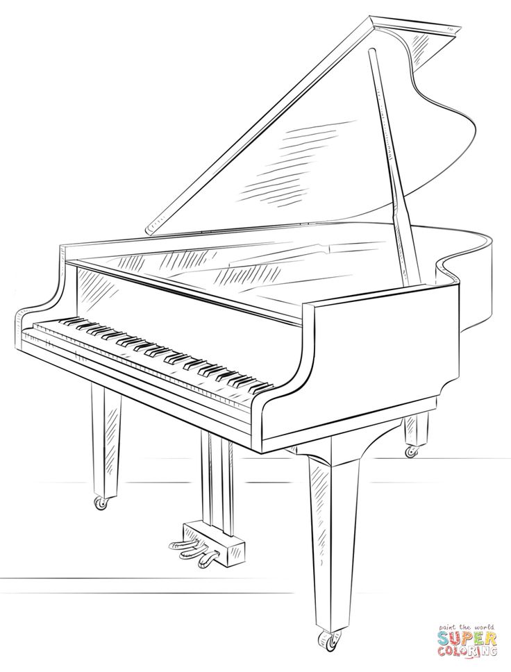 Grand piano coloring page free printable coloring pages appartment decor coloring pages piano