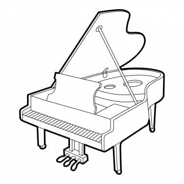 Grand piano png transparent images free download vector files