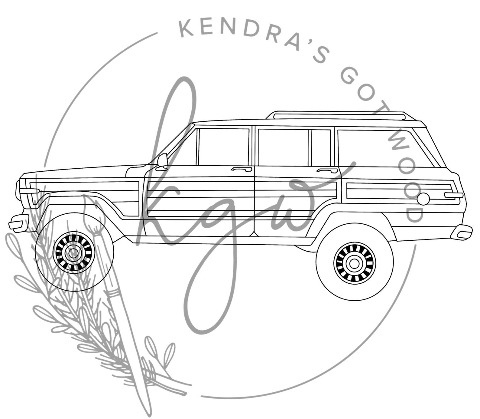 Jeep wagoneer scroll pattern â kendras got wood