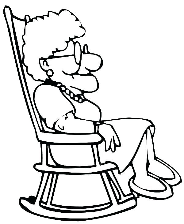 Coloring pages grandma coloring pages