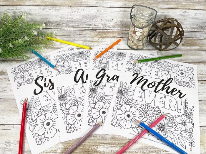 Free printable mothers day coloring pages for kids