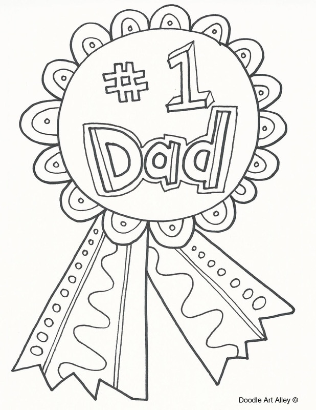 Fathers day coloring pages