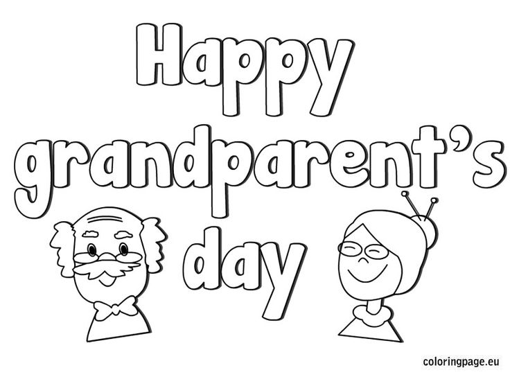 Happy grandparents day coloring page happy grandparents day grandparents day grandparents