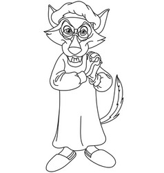 Grandma coloring pages vector images