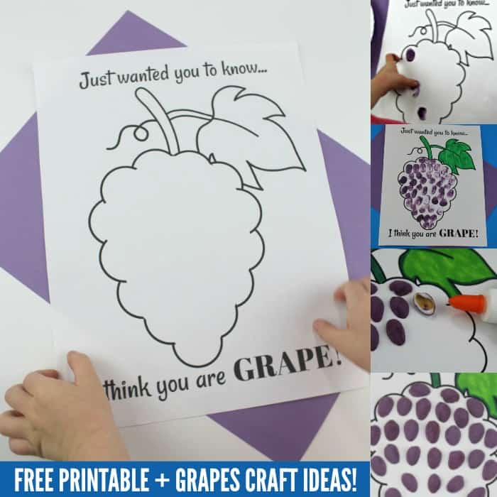 I think you are grape printable and kids craft ideas